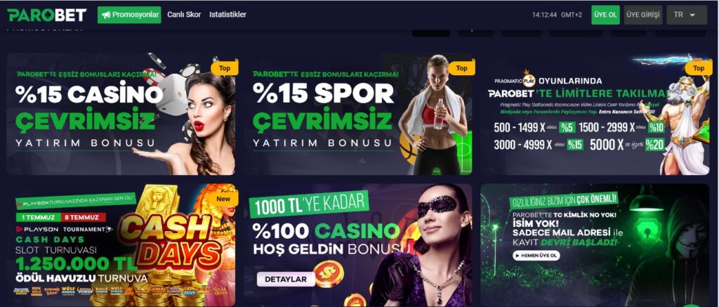 parobet bonusları